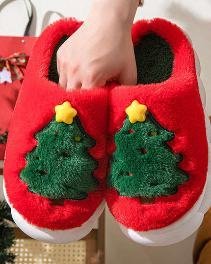 Christmas Tree Women's Home Slippers
