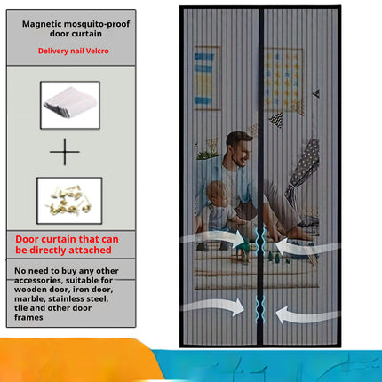 Peekaboo Studio Magnetic Mosquito-Proof Door Curtain - Summer Shade