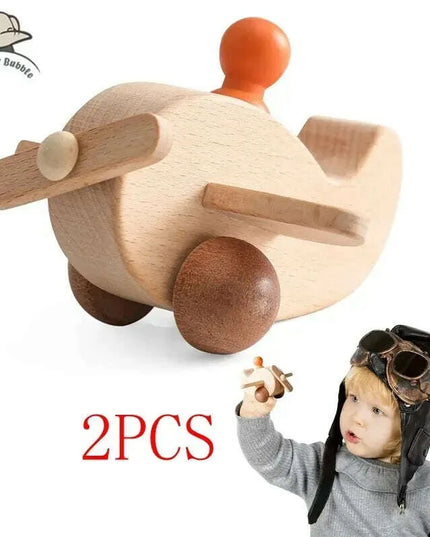 Educational Wooden Train Set for Babies - Montessori-Inspired Learning Toy with Trolley and Number Blocks