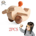 Educational Wooden Train Set for Babies - Montessori-Inspired Learning Toy with Trolley and Number Blocks