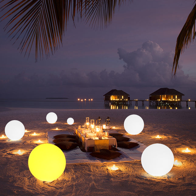 Peekaboo Studio Colorful Outdoor LED Globe Light with Creative Design