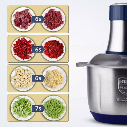 5L Electric Meat Grinder Mincer Mixer Blender Food Chopper Processor B