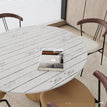 45cm Wide X1m Long / White Nostalgic Wood Grain