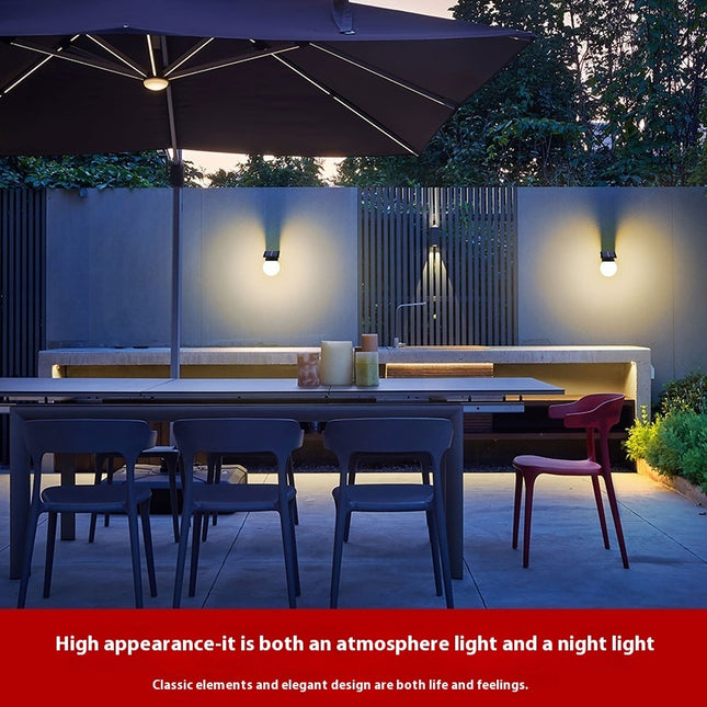 Peekaboo Studio Solar Outdoor Wall Lamp - Waterproof & Eco-Friendly
