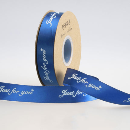 Peekaboo Studio Flower Bouquet Ribbon - Printed English Letters, Durab