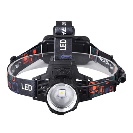 T6 XML LED Headlamp Zoomable 800lm Rechargeable Red Green White