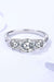 Elegant Brilliance: Stunning 925 Sterling Silver Ring with 1 Carat Moissanite Gem