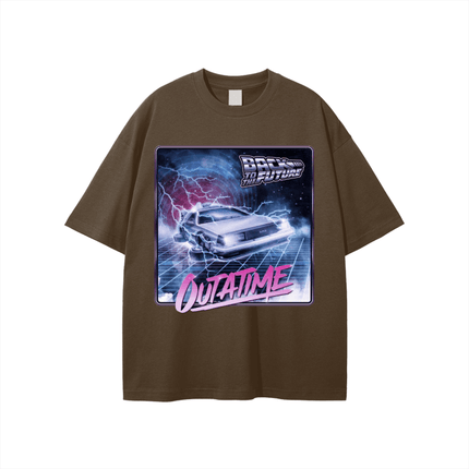 Streetwear Unisex Solid Color Loose Fit FOG T-Shirt