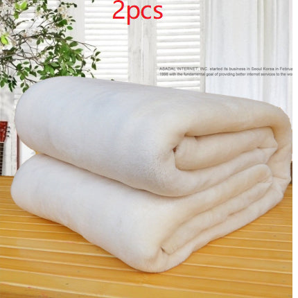 Peekaboo Studio Flannel Coral Blanket - Soft, Cozy, and Warm