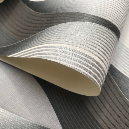 Peekaboo Studio 3D Abstract Wave Pattern PVC Wallpaper - Durable & Sty