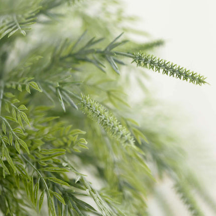 AliKopy 15" Artificial Sagebrush Fern Stems - Indoor Faux Plants, Real