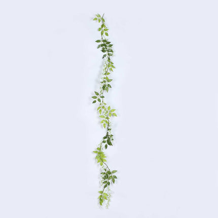 AliKopy 2 Pack 6ft Silk Wisteria Flower Garland, Wedding Arch Decor