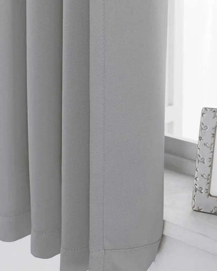 Elegantly Insulated Blackout Pleated Curtain Set - 84x96 Inches