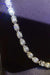 Platinum-Plated 10 Carat Moissanite and Lab-Diamond Bracelet - Exquisite Elegance
