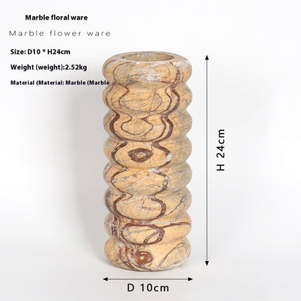 Marble High Grade Vase Decoration for Home Office Decor Gift