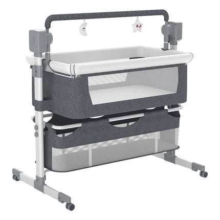Peekaboo Studio Portable Electric Bassinet - Foldable Bedside Baby Bed
