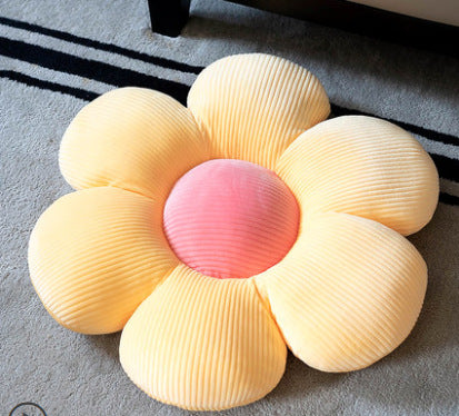 Peekaboo Studio Small Daisy Petal Cushion - Soft, Decorative Accent