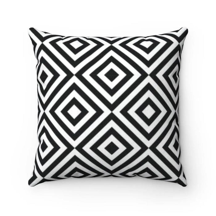 Black and White abstract decorative cushion cover - Très Elite