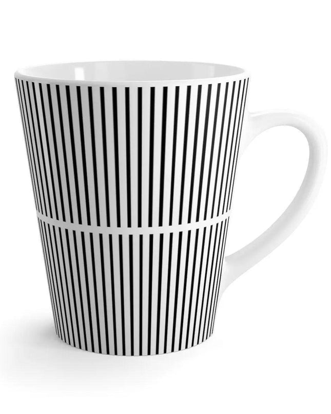 Elegant Monochrome Latte Mug