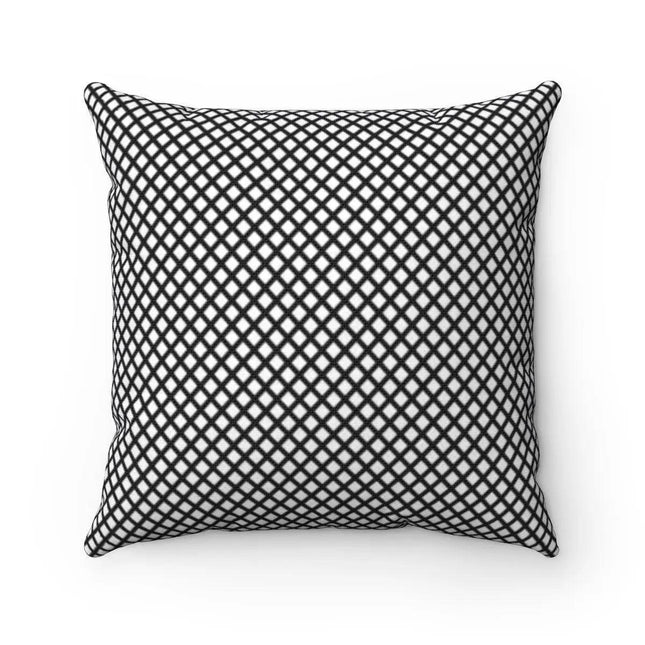 Reversible Black and White Fisheye Patterned Pillowcase