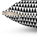 Black and White geometric decorative cushion cover