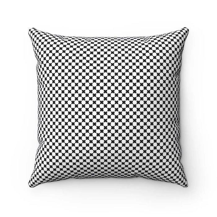 Elegant Reversible Decorative Pillowcase with Dual Patterns
