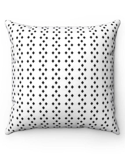 Chic Black and White Polka Dot Reversible Pillow Cover