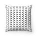 Black and White Polka dots decorative cushion cover