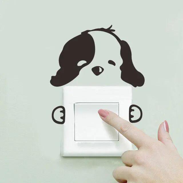 Whimsical Pets and Extraterrestrial Vinyl Switch Decals