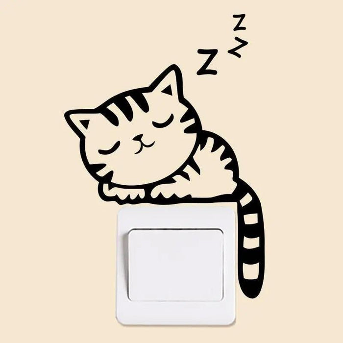 Whimsical Creatures Vinyl Light Switch Decals