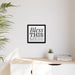 Elegant Matte Canvas Art with Black Pinewood Frame - Sustainable Choice