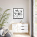 Eco-Chic Canvas Art Set with Black Pinewood Frame