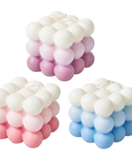 Tranquil Serenity Soy Wax Cube Candle - Aromatherapy Bliss