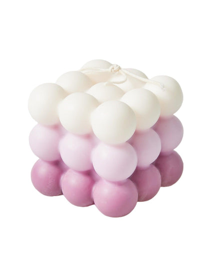 Tranquil Serenity Soy Wax Cube Candle - Aromatherapy Bliss