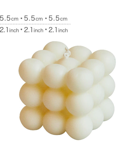 Tranquil Serenity Soy Wax Cube Candle - Aromatherapy Bliss