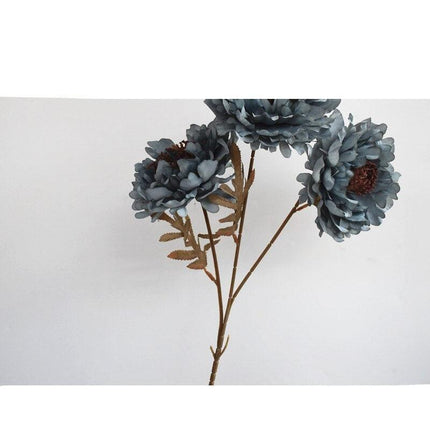 Tranquil Blue Mist Peony & Rose Silk Arrangement