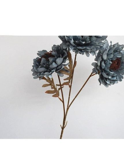 Tranquil Blue Mist Peony & Rose Silk Arrangement