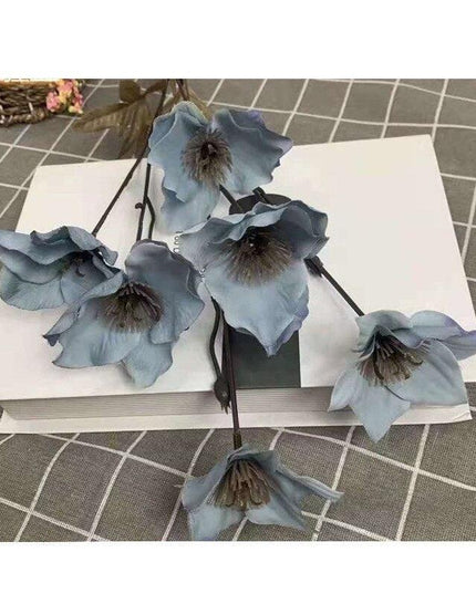 Tranquil Blue Mist Peony & Rose Silk Arrangement