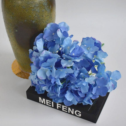 Tranquil Blue Mist Peony & Rose Silk Arrangement