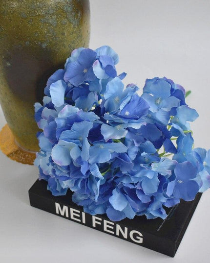 Tranquil Blue Mist Peony & Rose Silk Arrangement