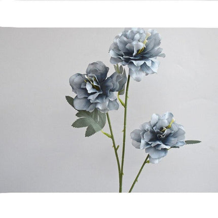 Tranquil Blue Mist Peony & Rose Silk Arrangement