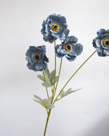 Tranquil Blue Mist Peony & Rose Silk Arrangement