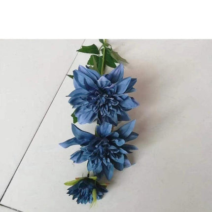 Tranquil Blue Mist Peony & Rose Silk Arrangement