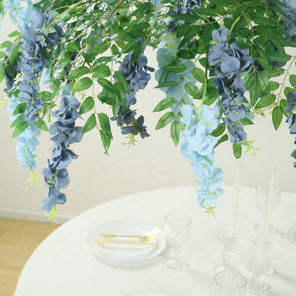 AliKopy 55" Silk Wisteria Vine Canopy - Interchangeable Branches, Eleg