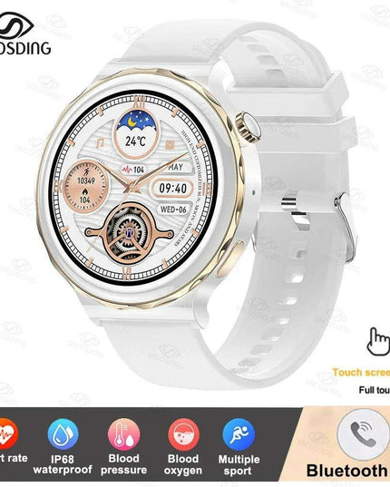 Chic Bluetooth Smartwatch for Women's Wellness with Tailored Features
