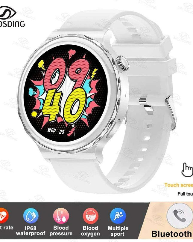Chic Bluetooth Smartwatch for Women's Wellness with Tailored Features