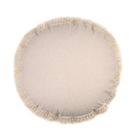 Luxurious Bohemian Moroccan Cushion Cover with Charming Tassels and Intricate Embroidery