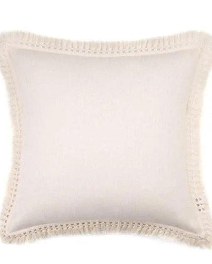 Luxurious Bohemian Moroccan Cushion Cover with Charming Tassels and Intricate Embroidery