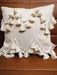 Luxurious Bohemian Moroccan Cushion Cover with Charming Tassels and Intricate Embroidery