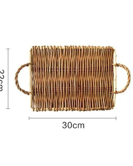 Stylish Round Rattan Serving Tray: The Perfect Addition for Any Occasion